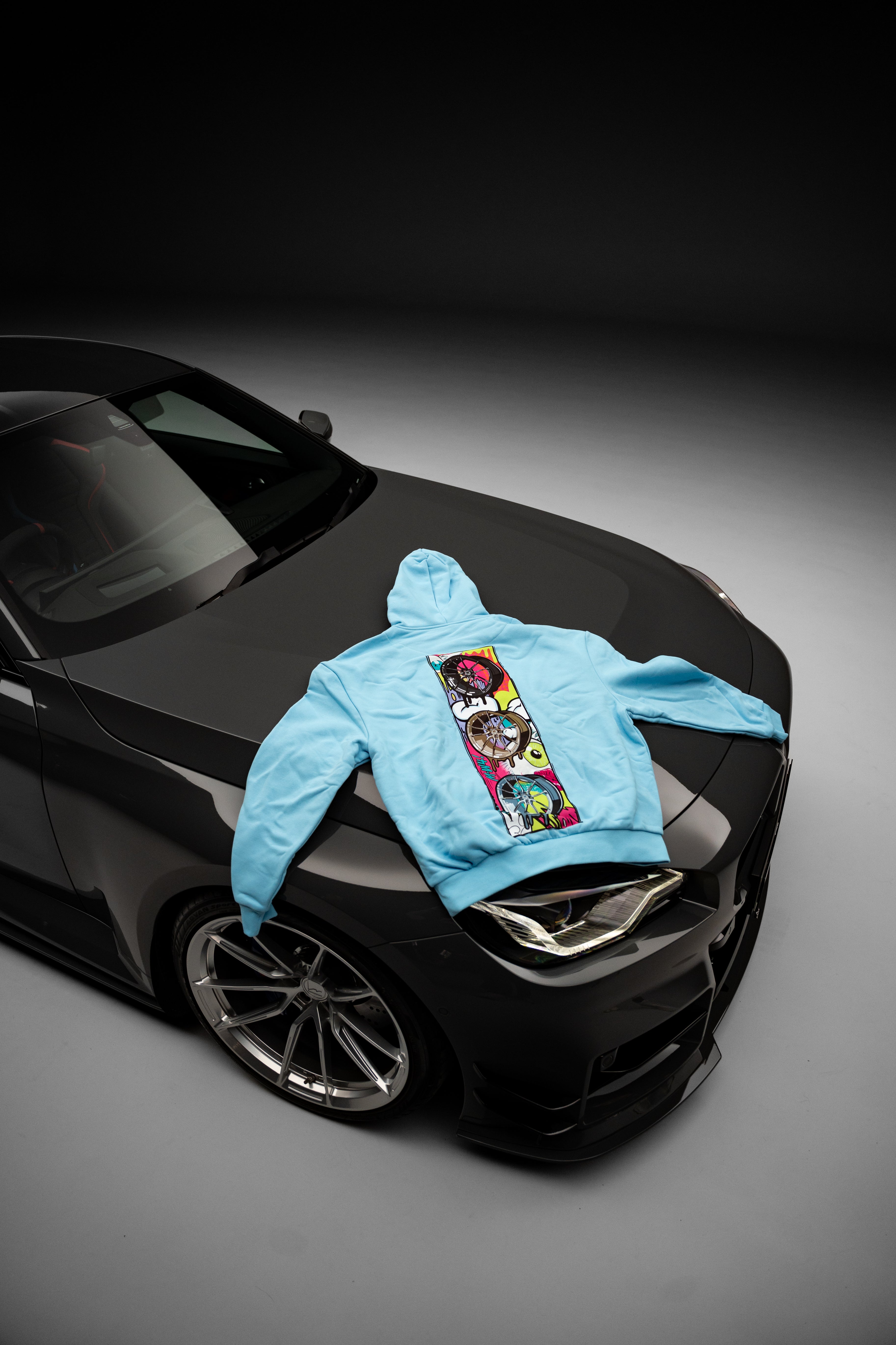 Drivewear Collection Zandvoort Blue Oversized Hoodie