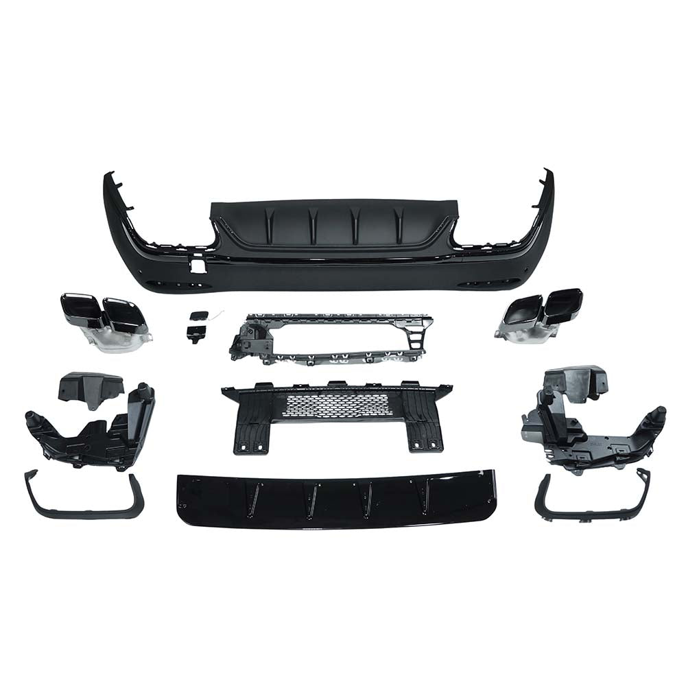 MERCEDES X254 GLC 2023+ REAR DIFFUSER WITH TIPS