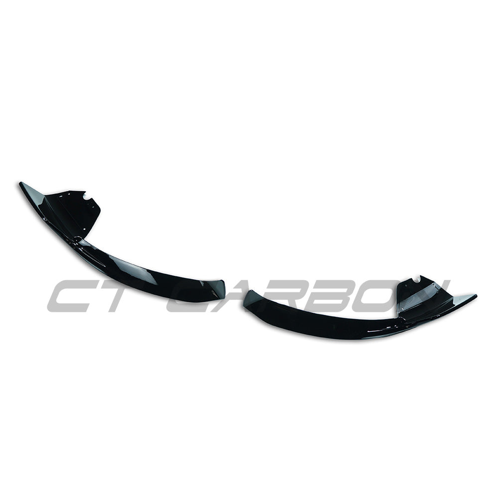 MERCEDES-BENZ W177 A-CLASS 2019-2023 GLOSS BLACK FRONT SPLITTER - V1