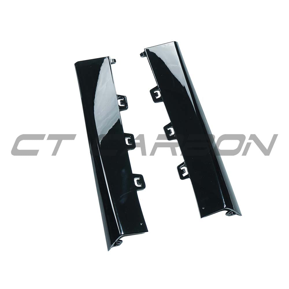 MERCEDES E-CLASS W213 2020-2023 GLOSS BLACK DIFFUSER CORNERS
