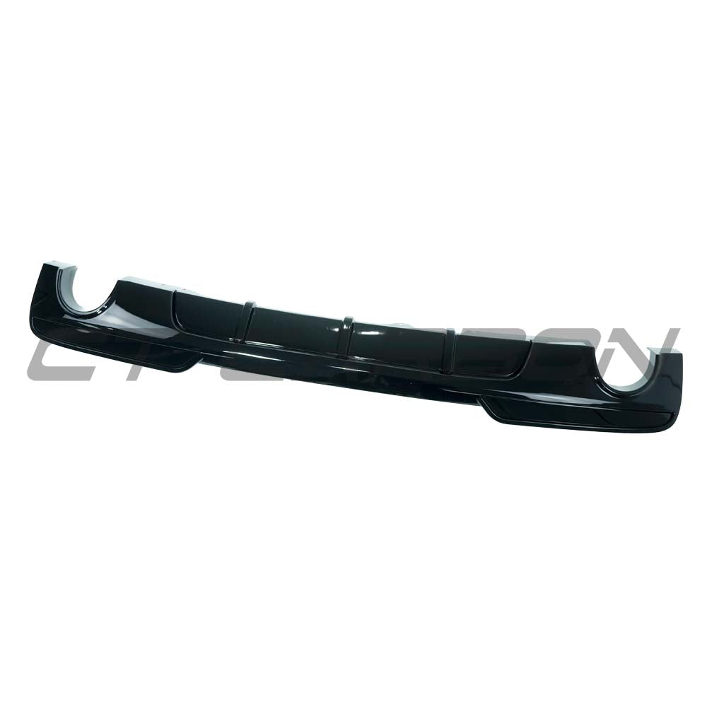 BMW 5 SERIES F10 GLOSS BLACK DUAL EXIT DIFFUSER - V1