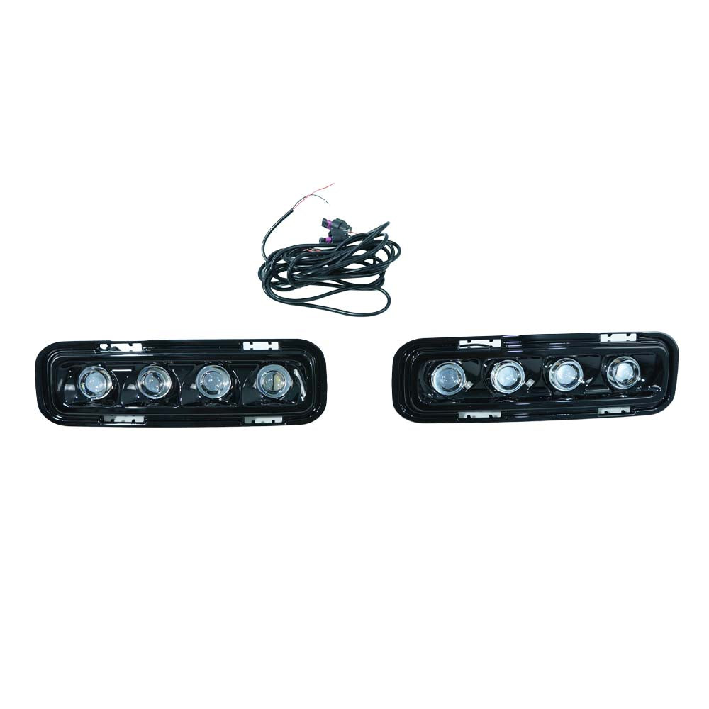 DEFENDER 90/110/130 L663 2020+ GLOSS BLACK LED FOG LIGHTS