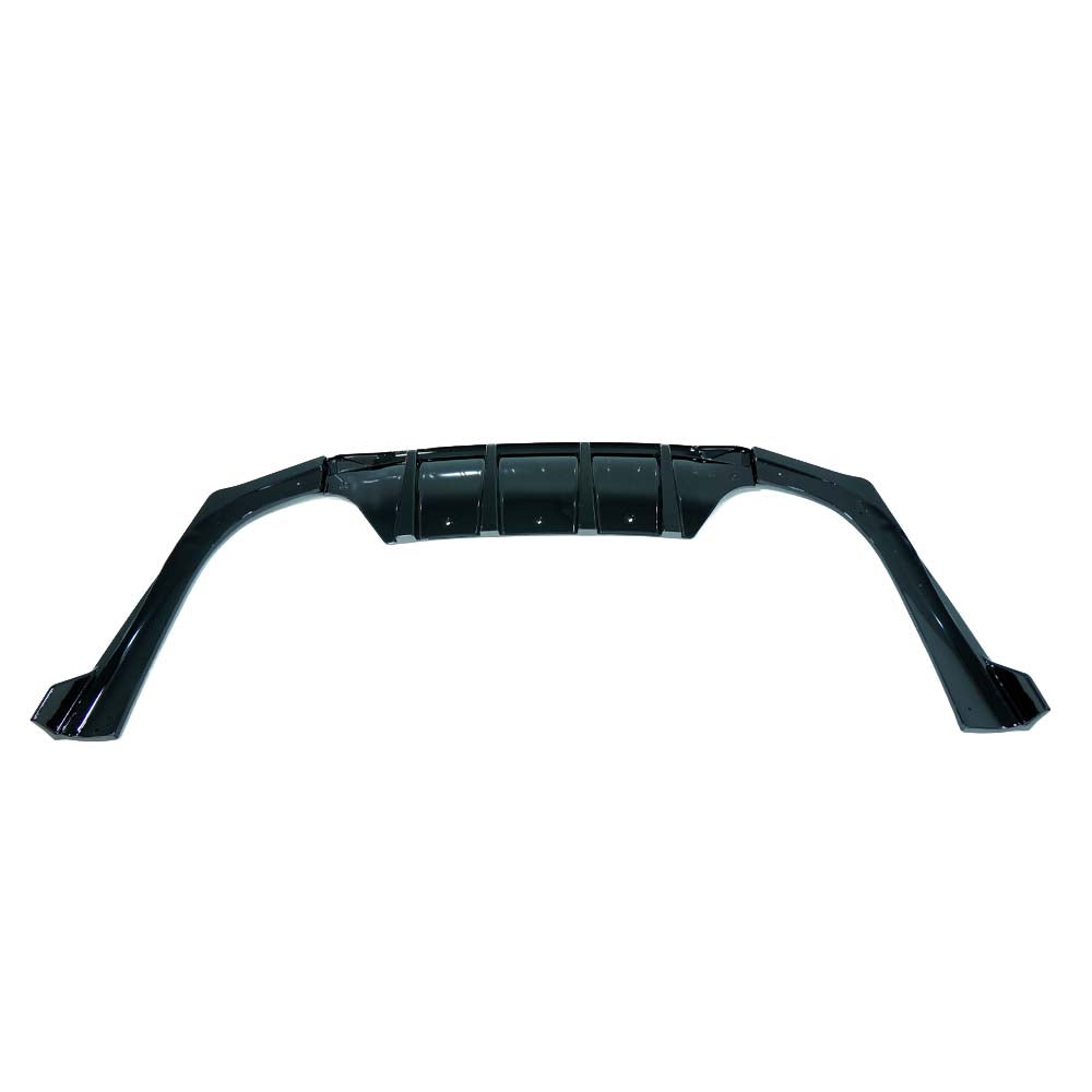 MERCEDES C-CLASS W206 2021+ GLOSS BLACK DIFFUSER WITH CORNERS