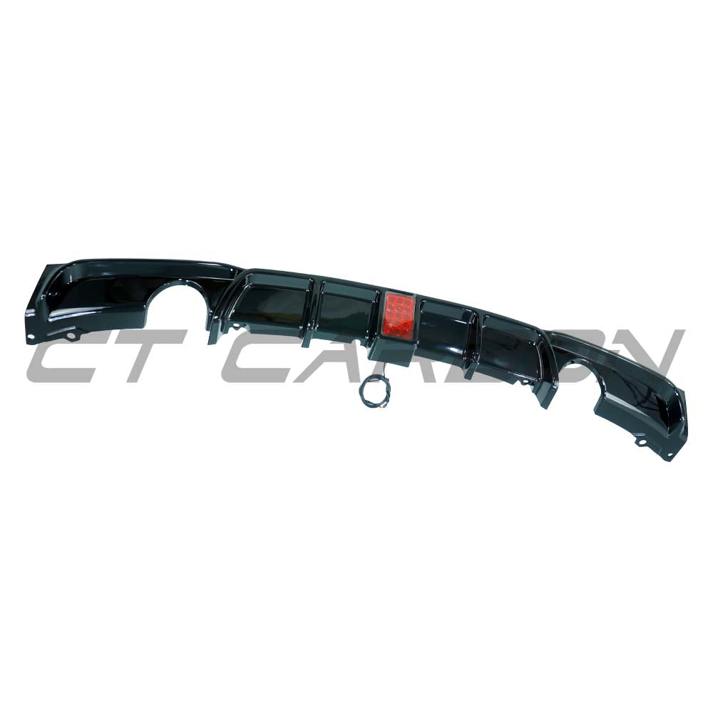BMW F30/F31 3 SERIES 2012-2019 GLOSS BLACK DUAL EXIT DIFFUSER WITH LED