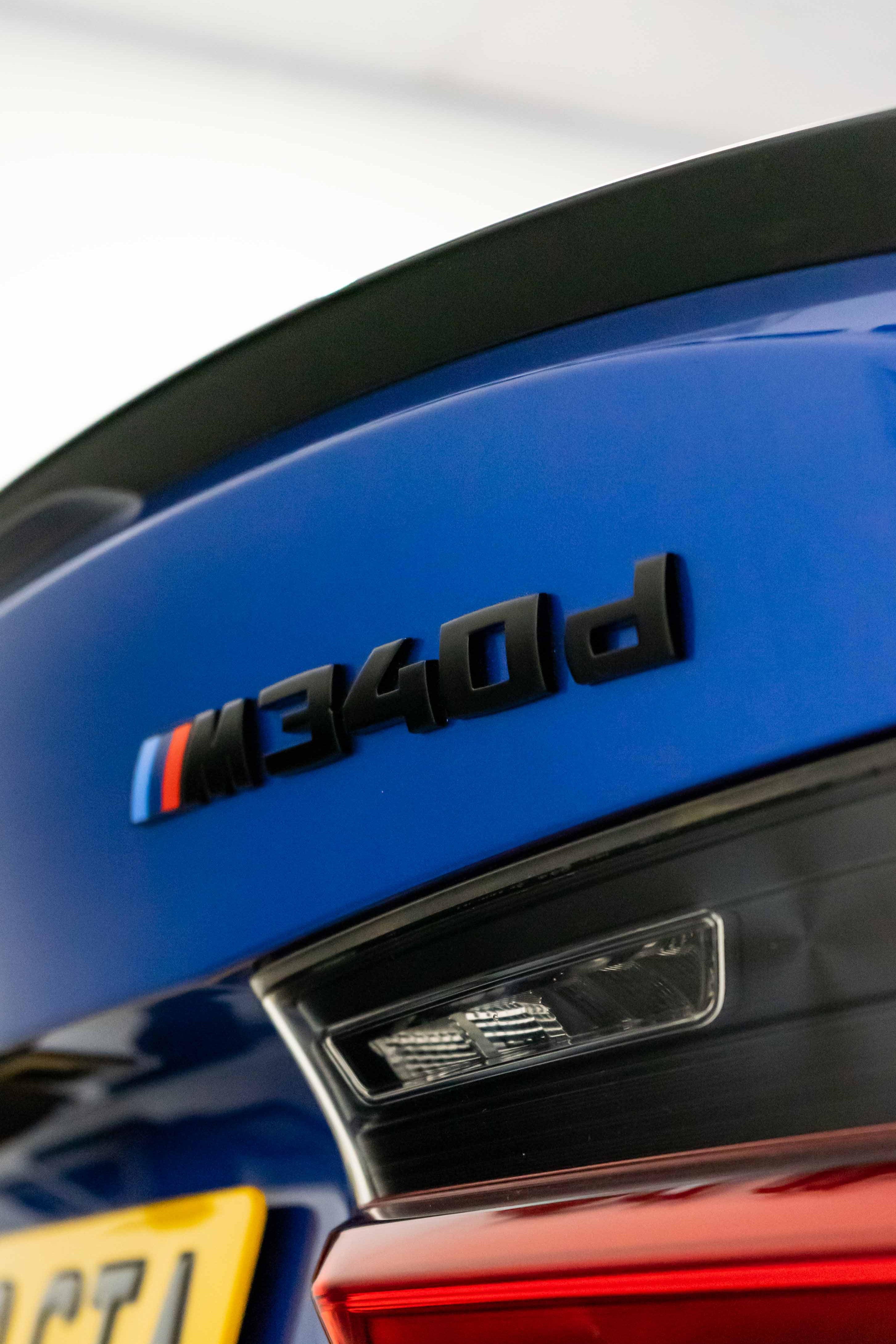 BMW Genuine Gloss Black M340D Badge