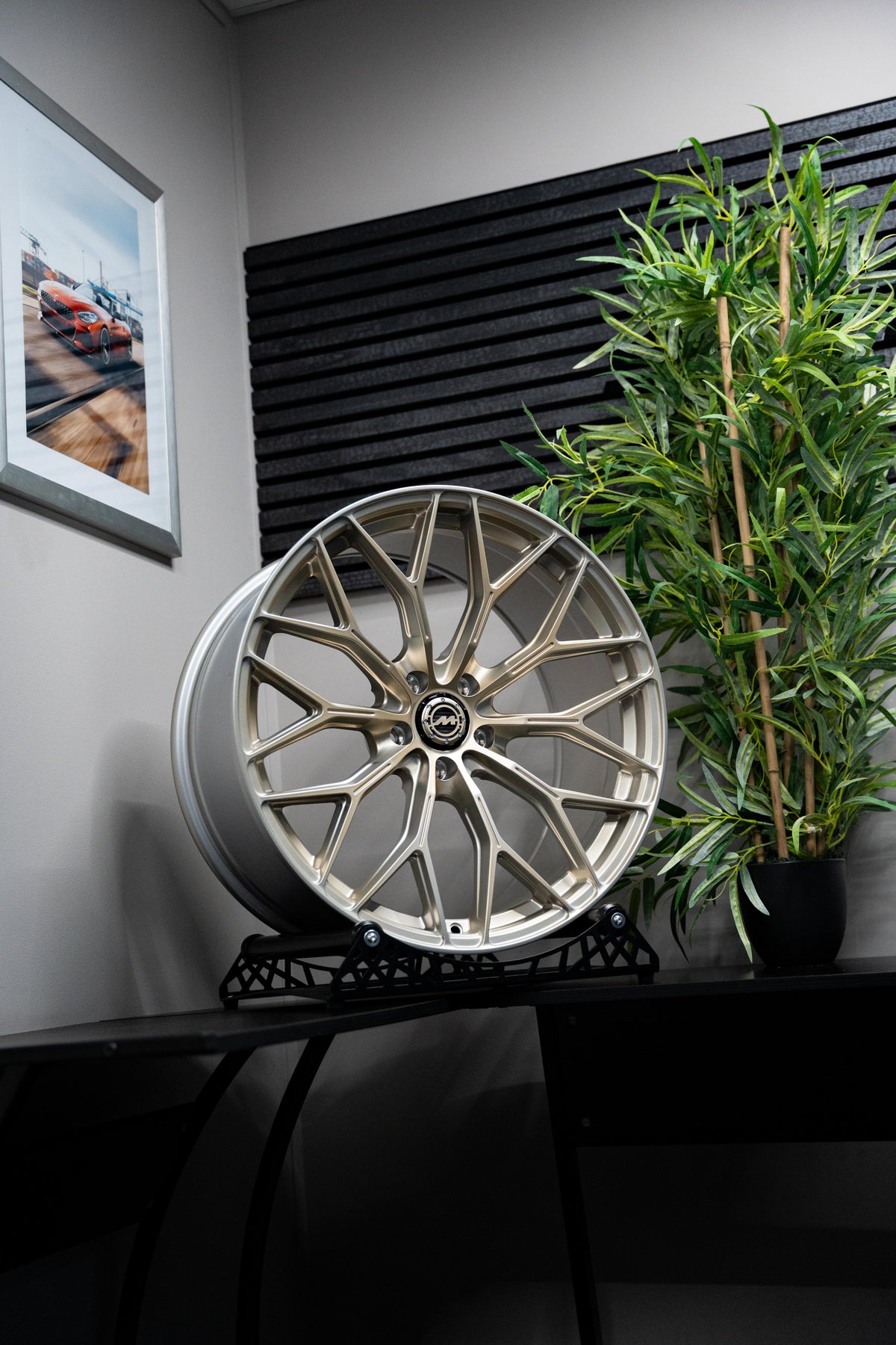 BMW G60 G61 5 Series M-WX 22" Frozen Gold Motech Wheel