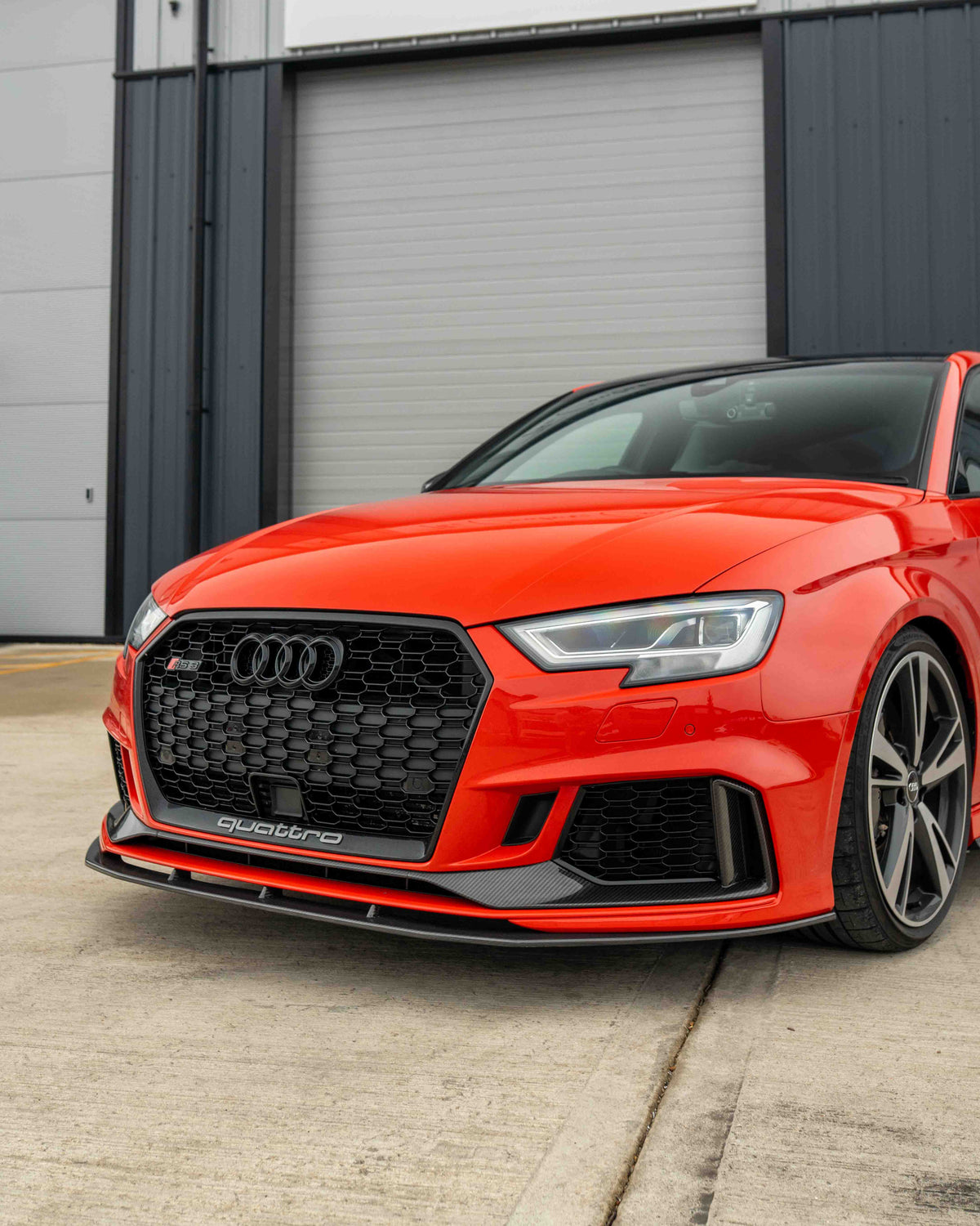 AUDI RS3 8V SALOON CARBON FIBRE SPLITTER V1
