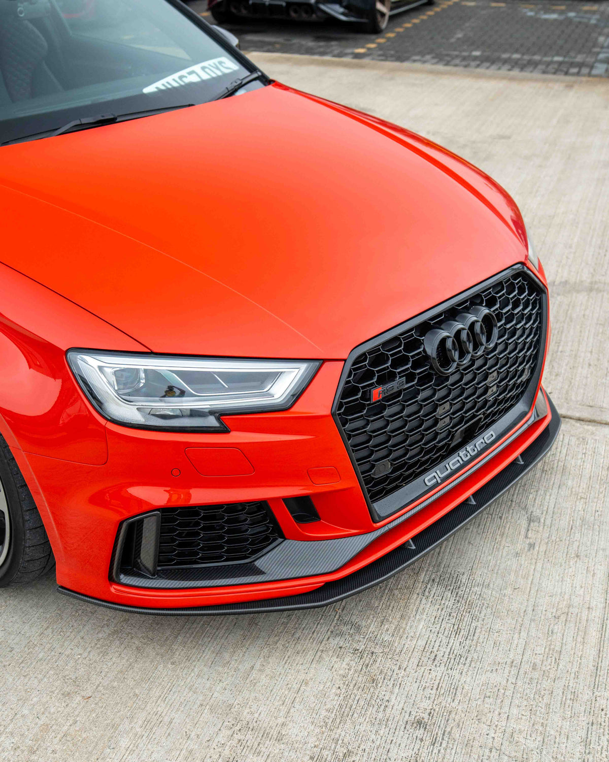 AUDI RS3 8V FACELIFT CARBON FIBRE BUMPER TRIM