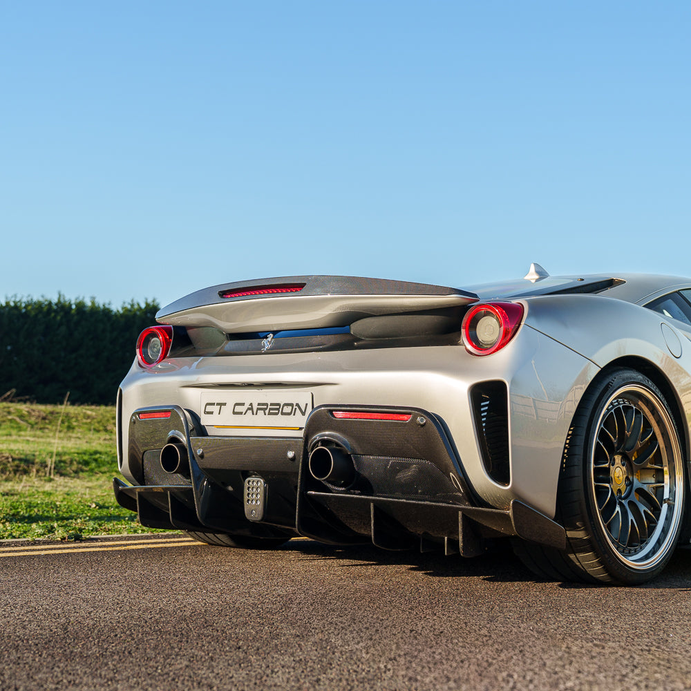 FERRARI 488 PISTA CARBON FIBRE SPOILER - CT DESIGN