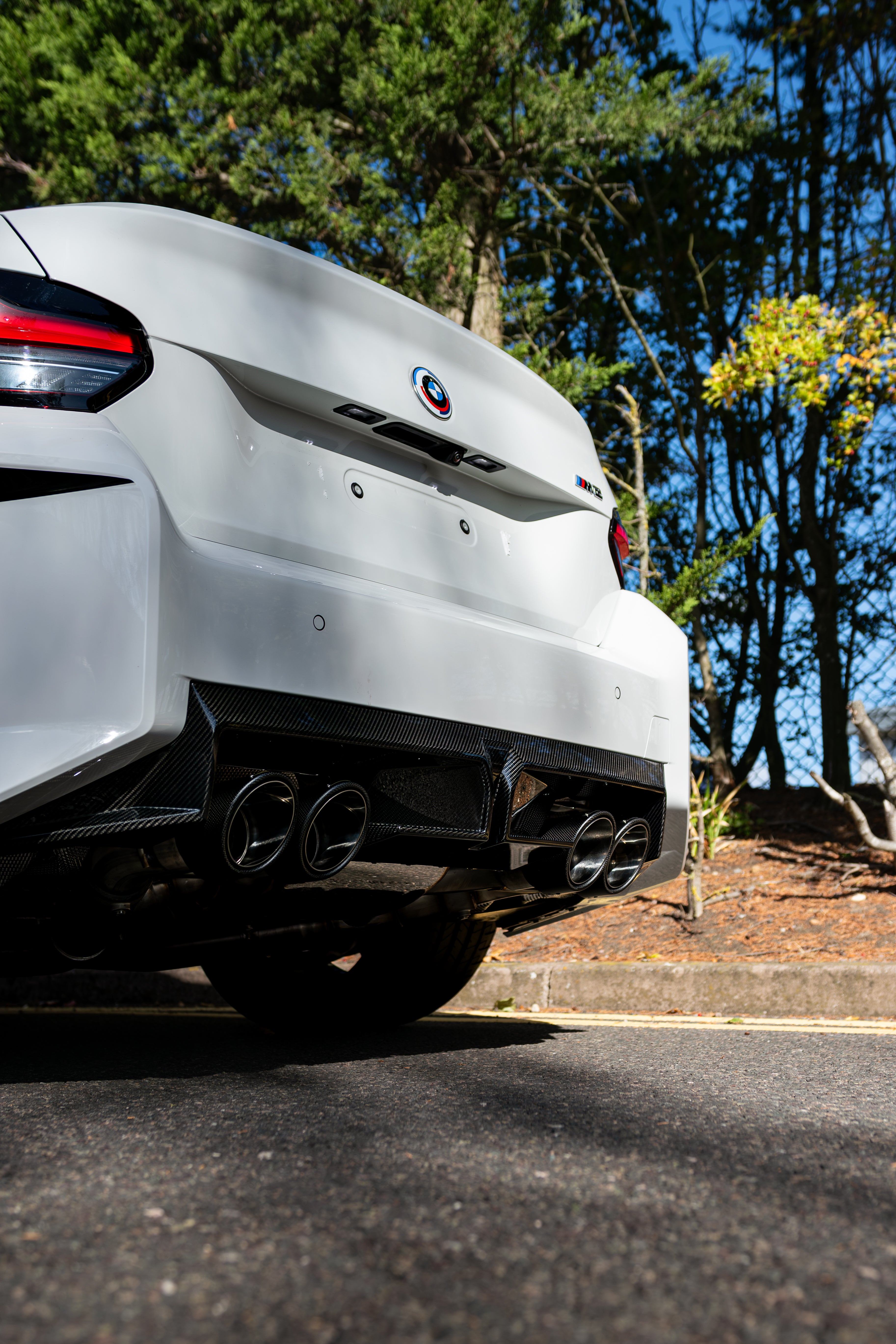 BMW G87 M2 CS Genuine Carbon Rear Diffuser