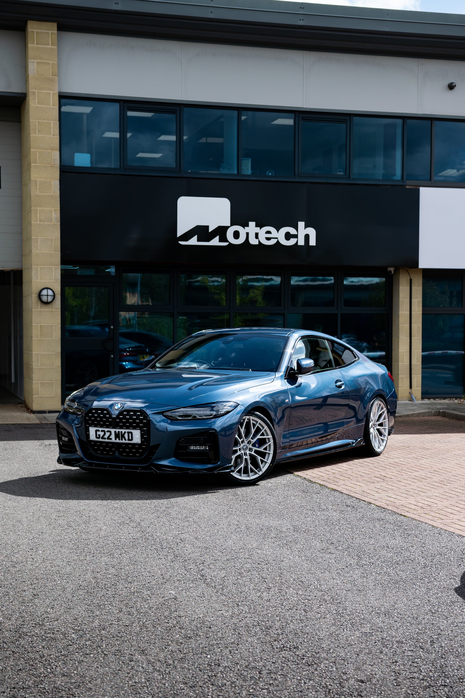 BMW 4 series G22/G23/G26 M-W3 20" Silver Polished Motech Wheel