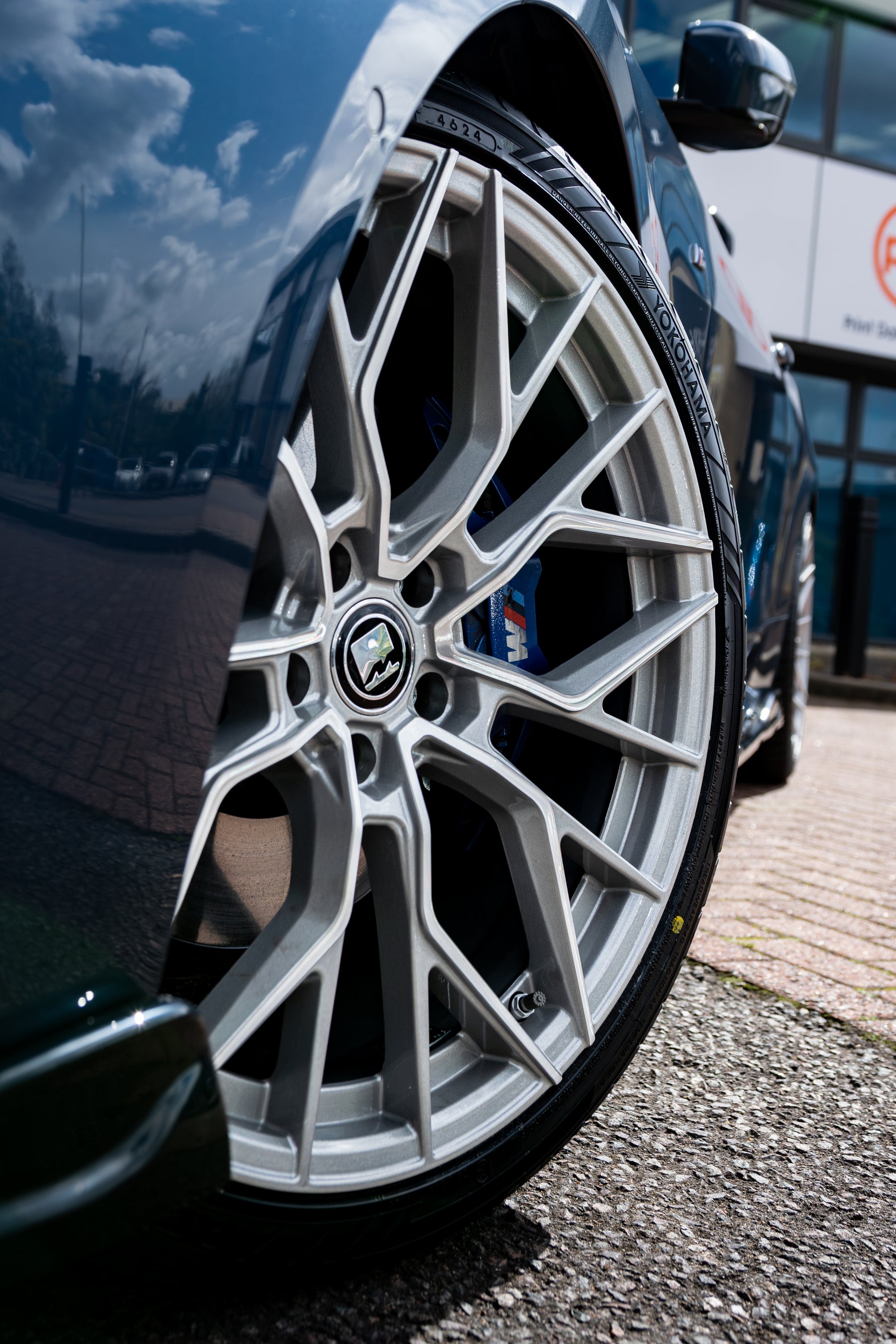 BMW 4 series G22/G23/G26 M-W3 20" Silver Polished Motech Wheel