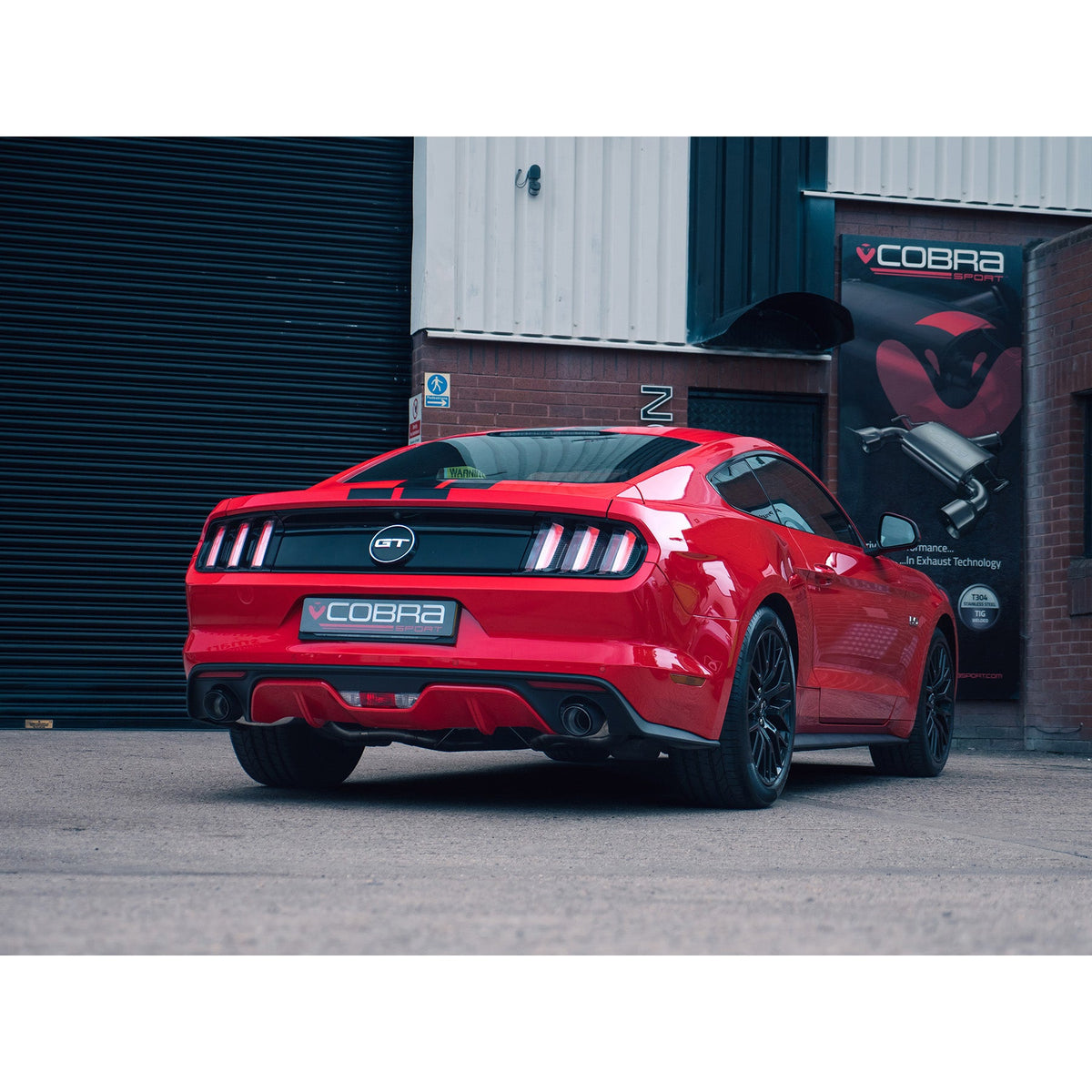 Ford Mustang 5.0 V8 GT Fastback (2015-18) 2.5" Venom Box Delete Race Cat Back Performance Exhaust