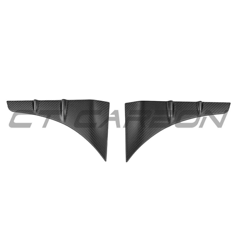 AUDI RS3 8Y 2022+ MATTE CARBON FIBRE FRONT FENDER TRIM - CT DESIGN