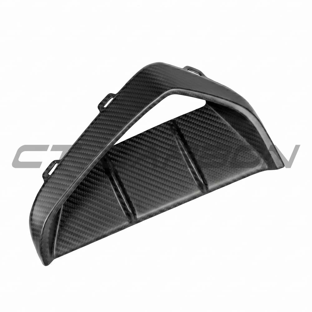 AUDI RS3 8Y 2025+ MATTE CARBON FIBRE FRONT BUMPER VENTS- CT DESIGN
