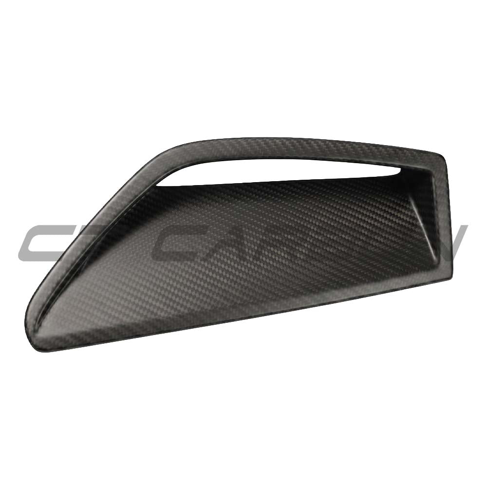 AUDI RS6/RS7 C8 2019+ AVANT MATTE CARBON FIBRE FRONT BUMPER VENT TRIM