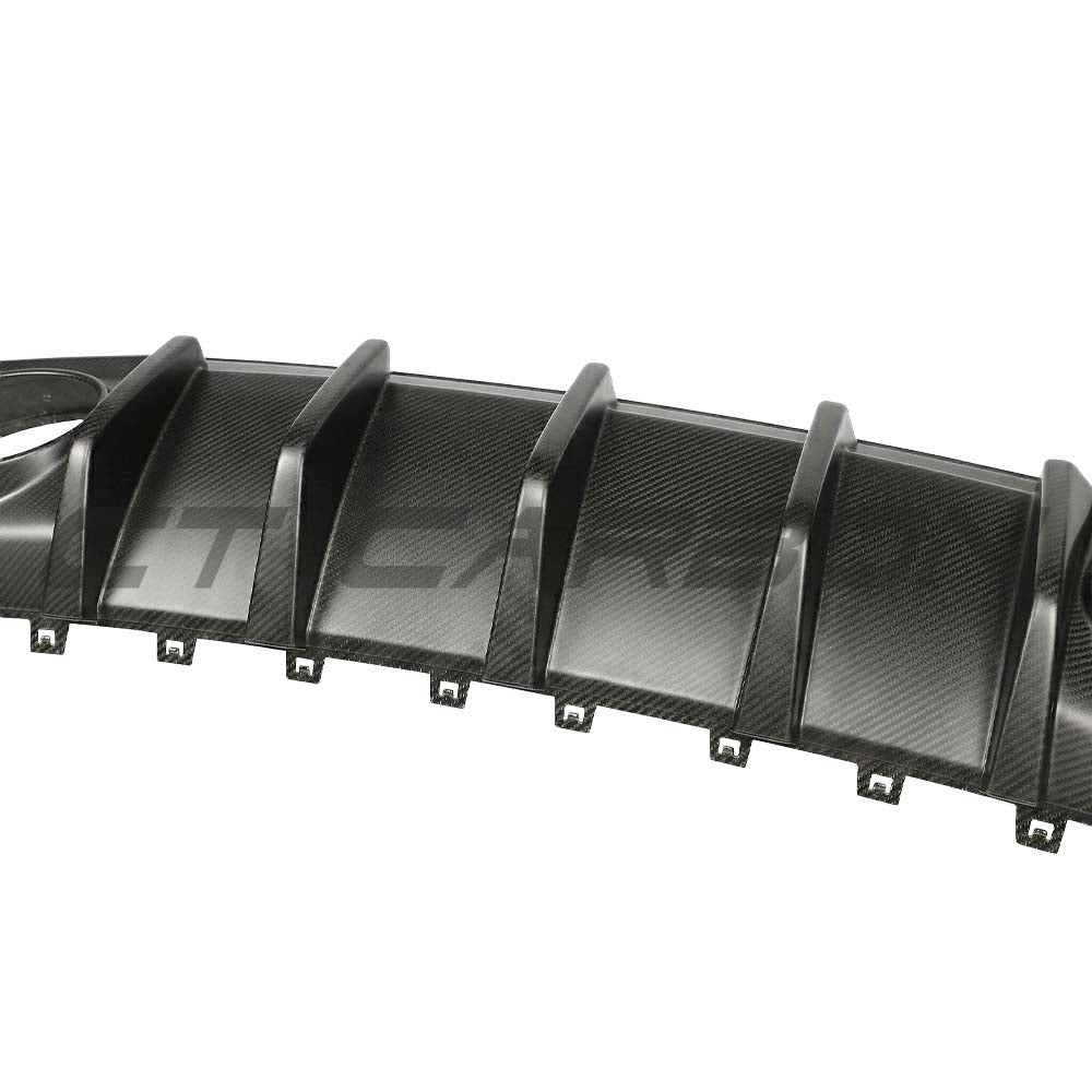 AUDI RS3 8Y 2025+ SALOON MATTE CARBON FIBRE DIFFUSER - V1 - CT DESIGN
