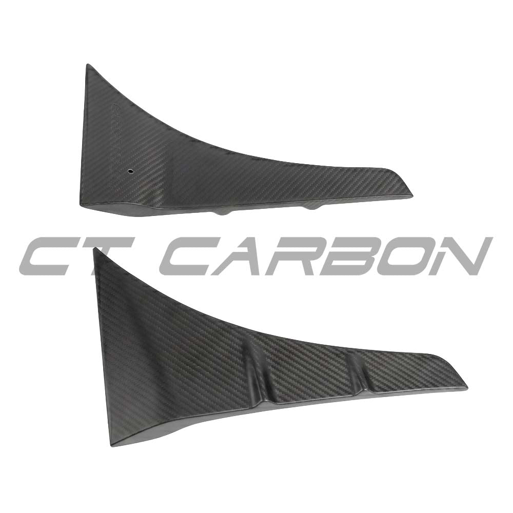 AUDI RS3 8Y 2022+ MATTE CARBON FIBRE FRONT FENDER TRIM - CT DESIGN
