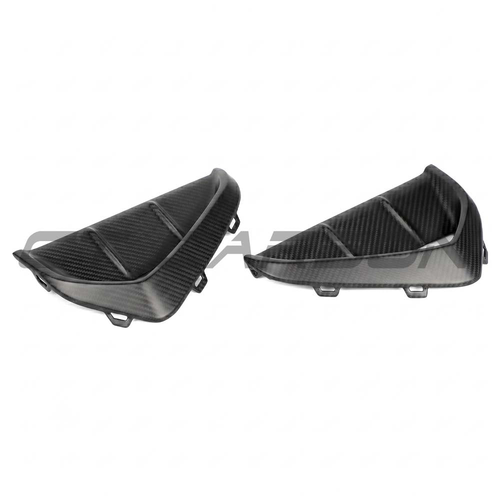 AUDI RS3 8Y 2025+ MATTE CARBON FIBRE FRONT BUMPER VENTS- CT DESIGN