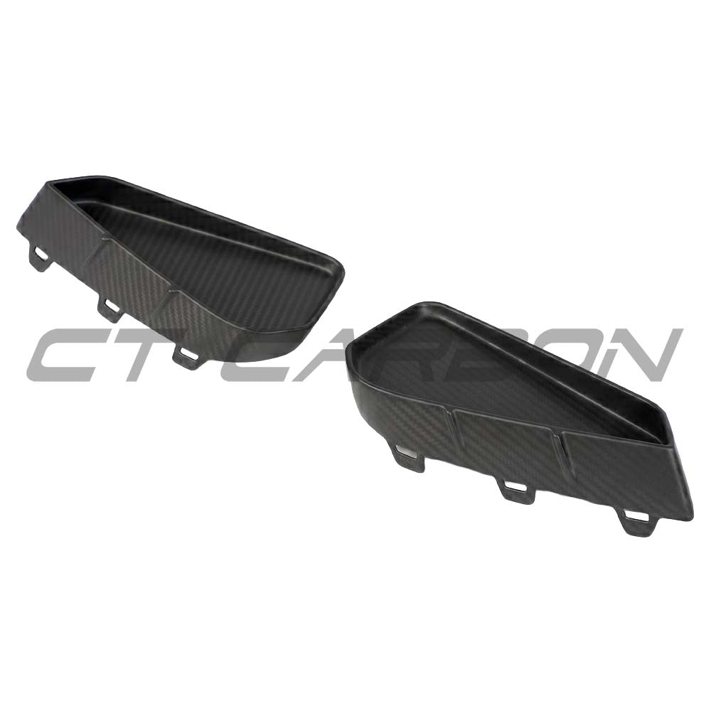 AUDI RS3 8Y 2025+ MATTE CARBON FIBRE REAR REFLECTOR DELETE - CT DESIGN