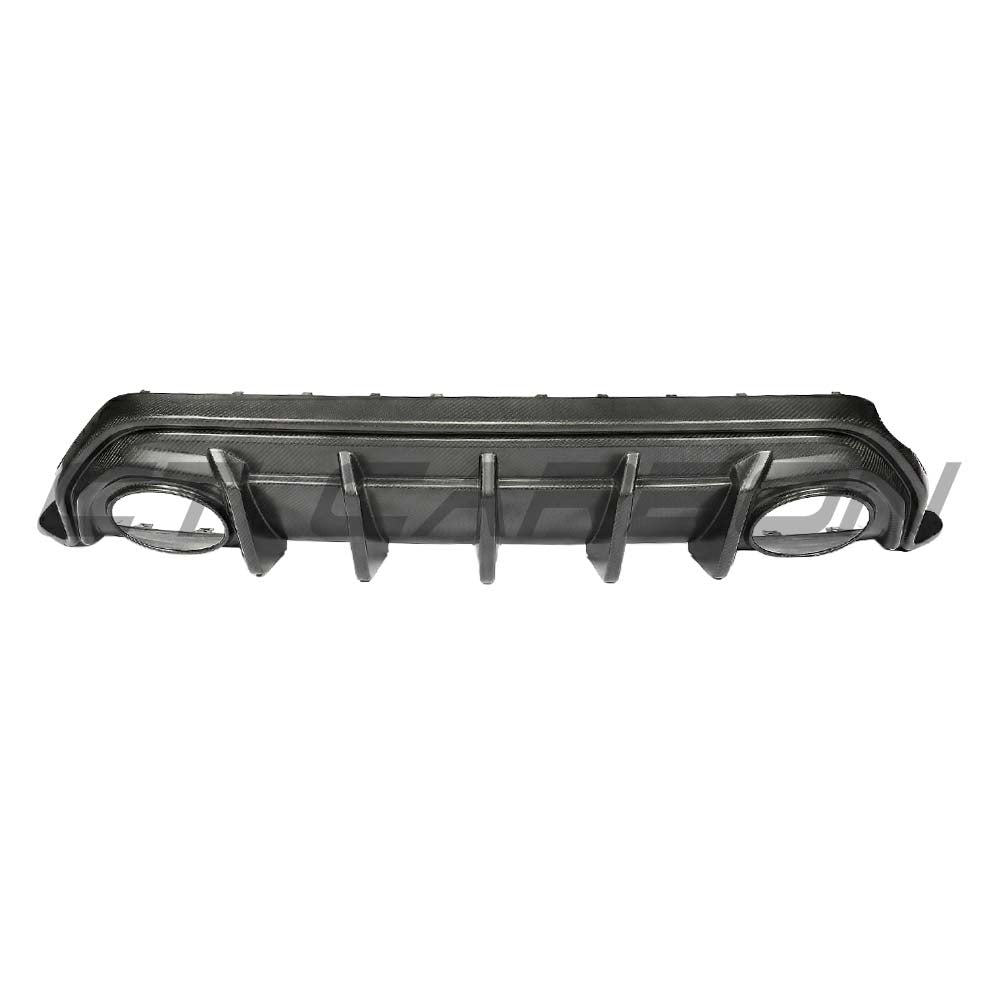 AUDI RS3 8Y 2025+ SALOON MATTE CARBON FIBRE DIFFUSER - V1 - CT DESIGN