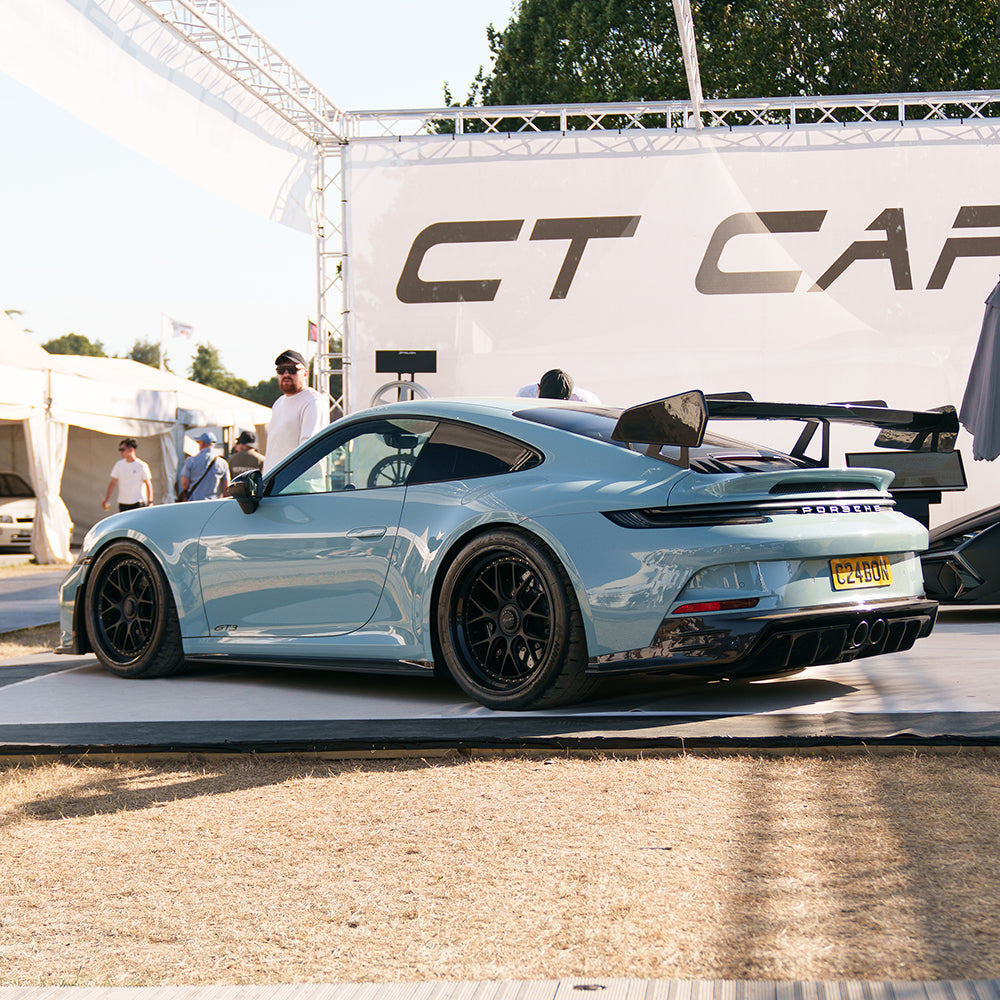 PORSCHE 911 992.1 GT3 2022-2024 CARBON FIBRE WING WITH RISERS - CT DESIGN