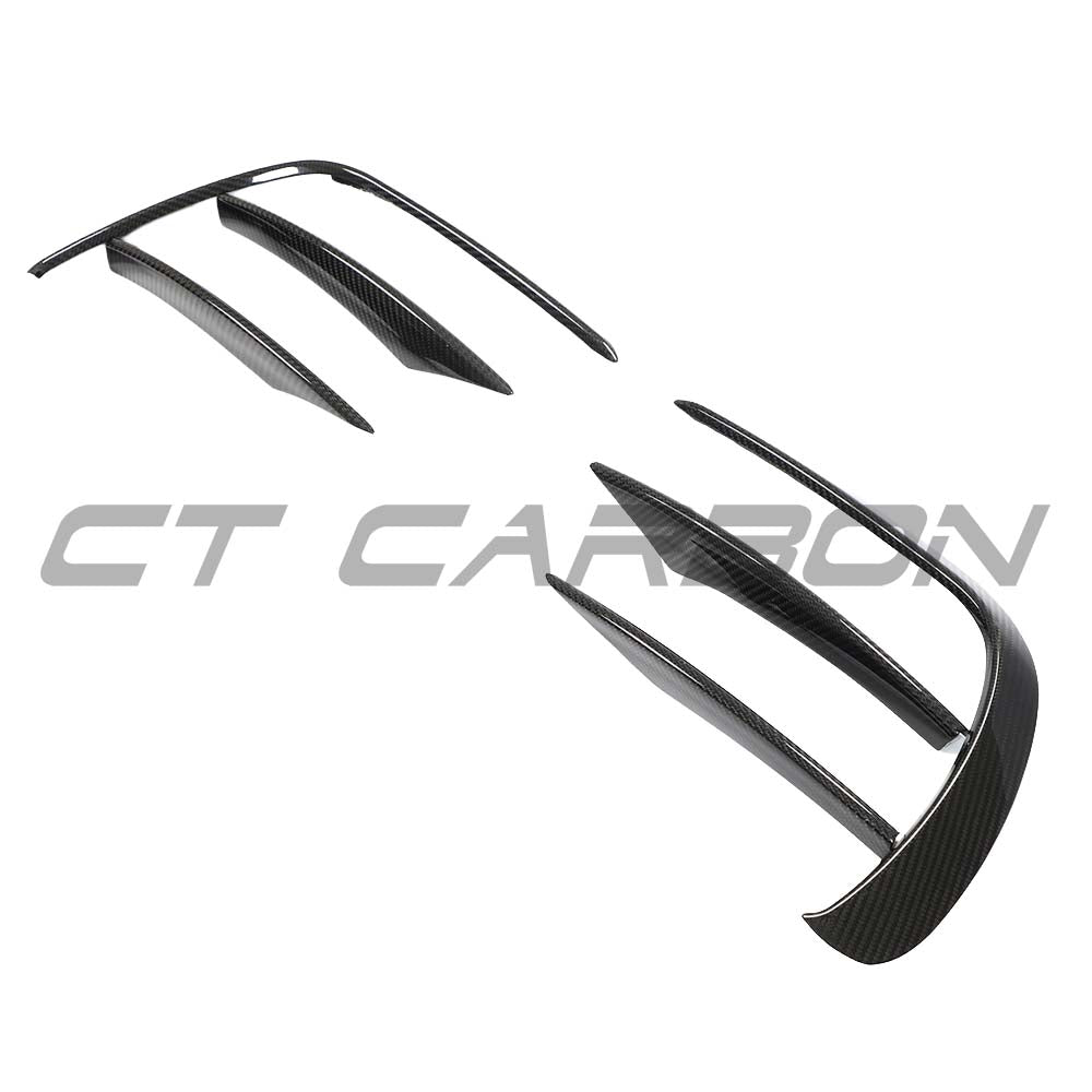 MERCEDES E-CLASS W213/S213 2021-2023 CARBON FIBRE CANARDS