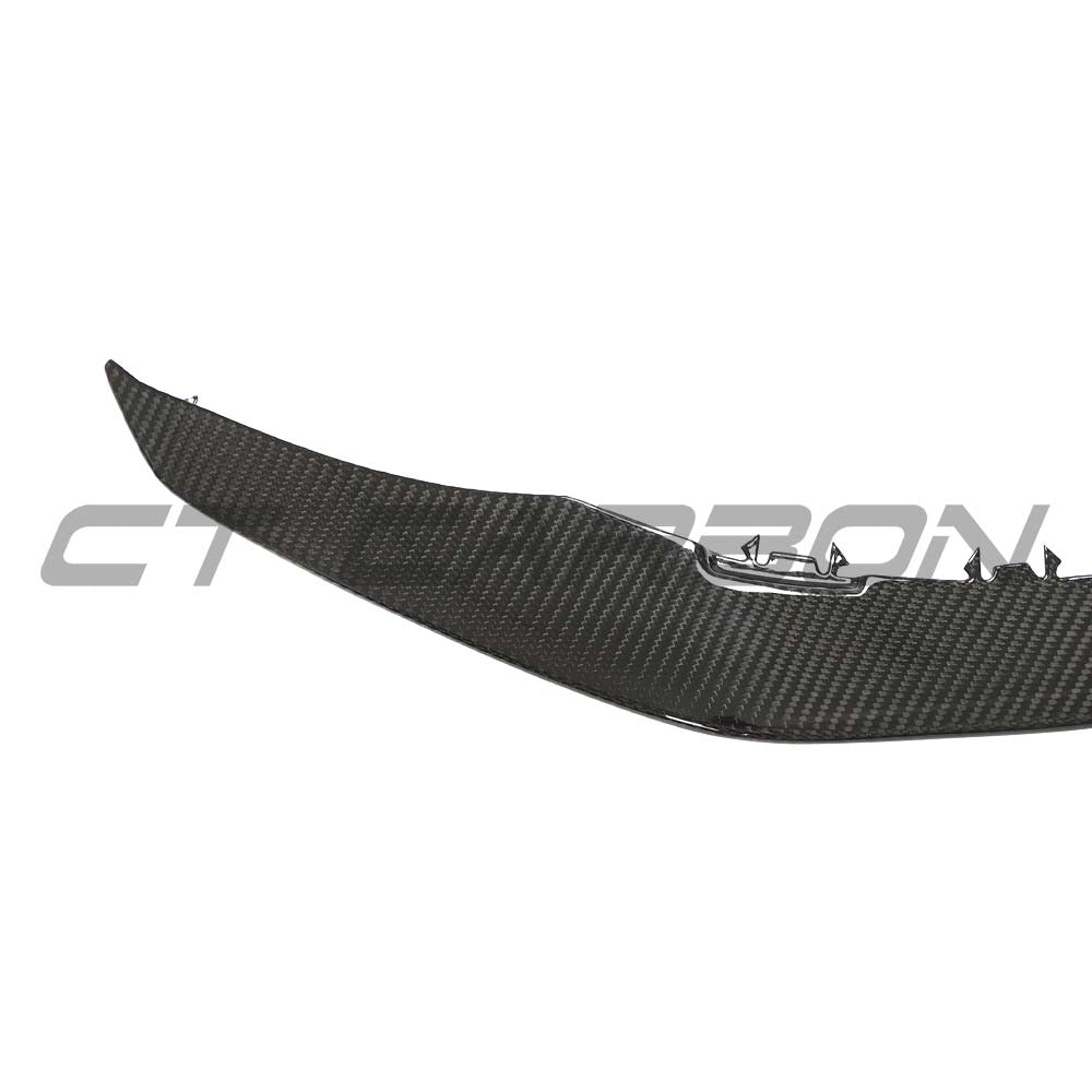 MERCEDES C-CLASS & C43 2020-2021 FACELIFT DRY CARBON FIBRE SPLITTER - V4