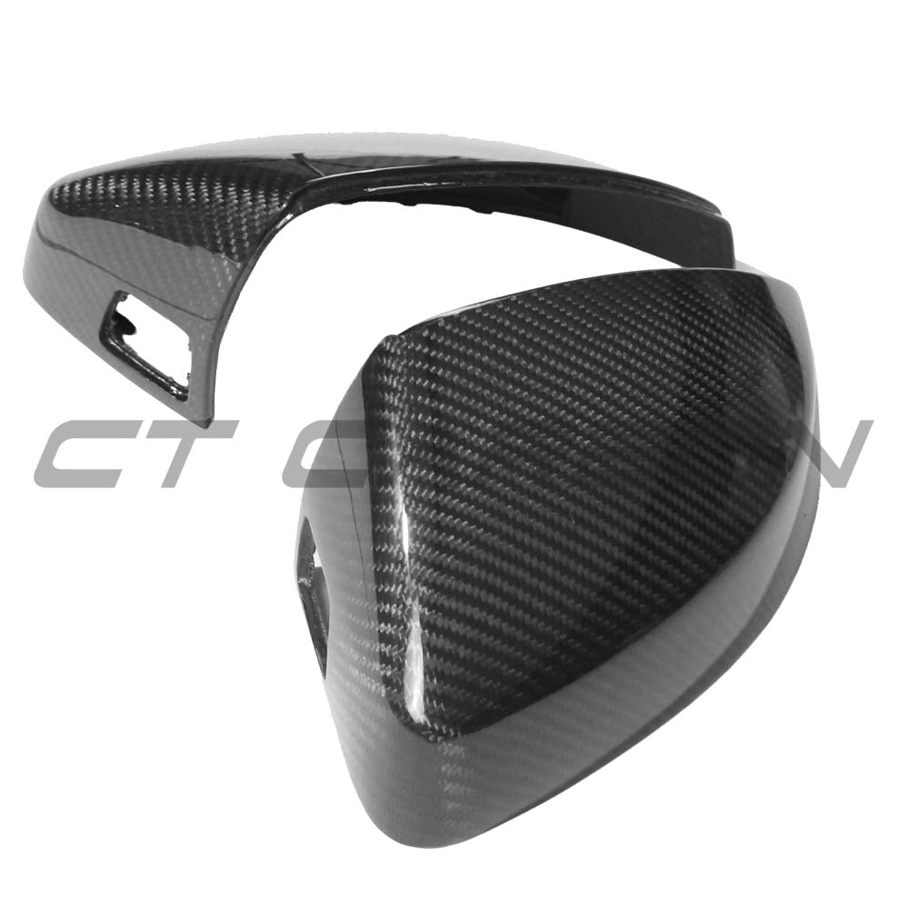 AUDI A3 S3 RS3 8V PRE-PREG CARBON FIBRE MIRRORS - WITH LANE ASSIST