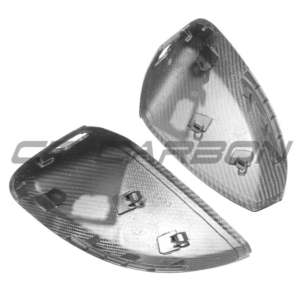 AUDI A3 S3 RS3 8V PRE-PREG CARBON FIBRE MIRRORS - WITH LANE ASSIST