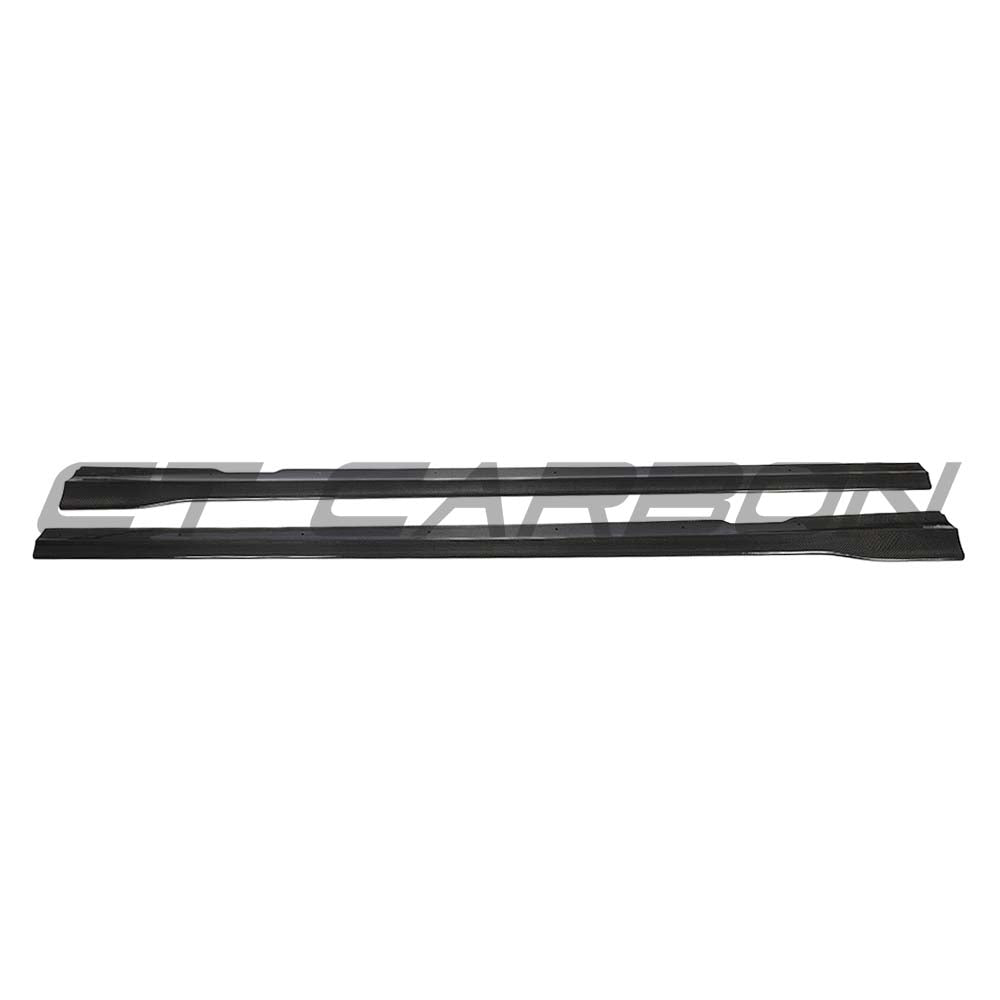 MERCEDES E-CLASS W213/S213 AMG (E43/E53/E63) 2016-2023 CARBON FIBRE SIDE SKIRTS