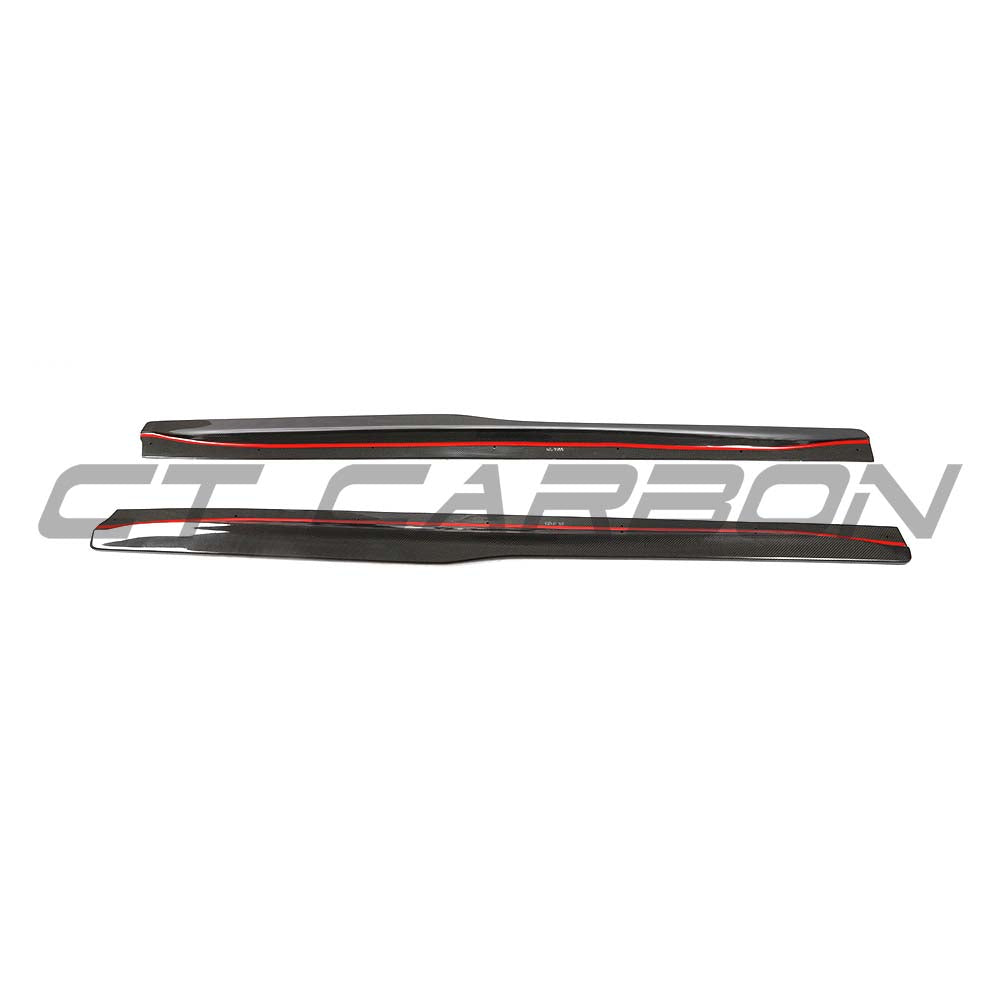BMW F80 M3 2014-2020 CARBON FIBRE SIDE SKIRTS - V3