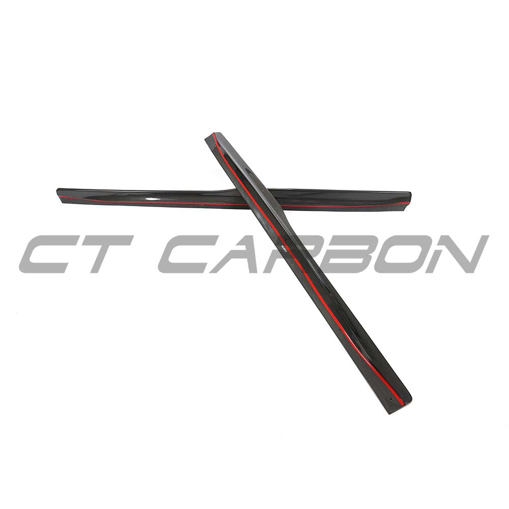 BMW F80 M3 2014-2020 CARBON FIBRE SIDE SKIRTS - V3