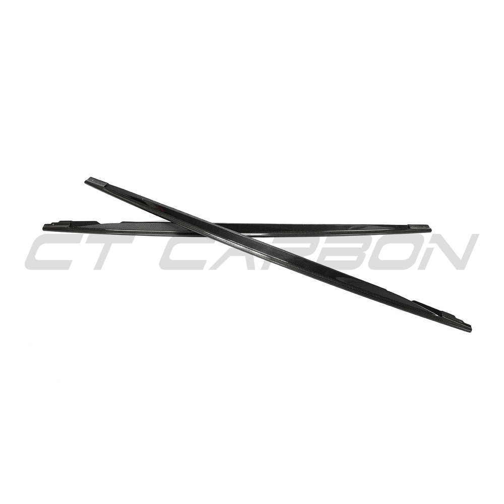 VW GOLF MK8/MK8.5 R 2020+ CARBON FIBRE SIDE SKIRTS - V2