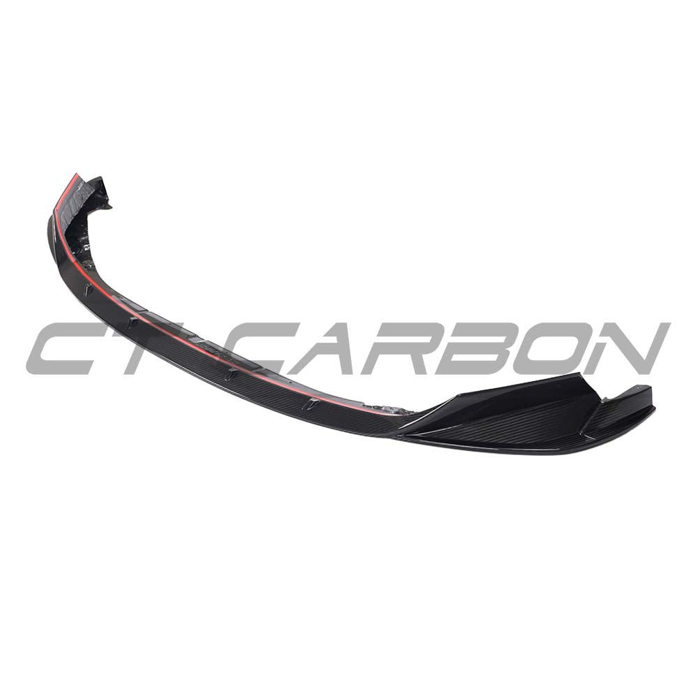 BMW M3/M4 G80/G81/G82/G83 CARBON FIBRE SPLITTER - V2 - CT CARBON