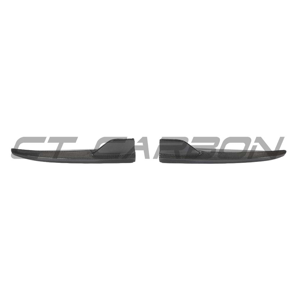 MERCEDES W205 C-CLASS & C63 2015-2018 CARBON FIBRE SPLITTER CORNERS