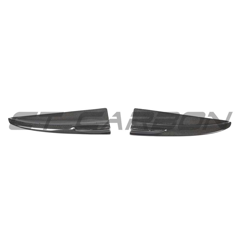 MERCEDES W205 C-CLASS & C63 2015-2018 CARBON FIBRE SPLITTER CORNERS