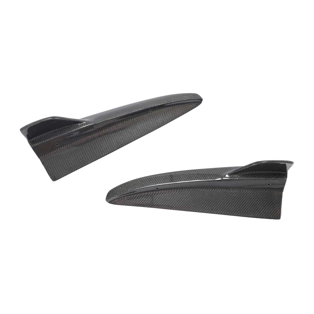 MERCEDES W205 C-CLASS & C63 2015-2018 CARBON FIBRE SPLITTER CORNERS