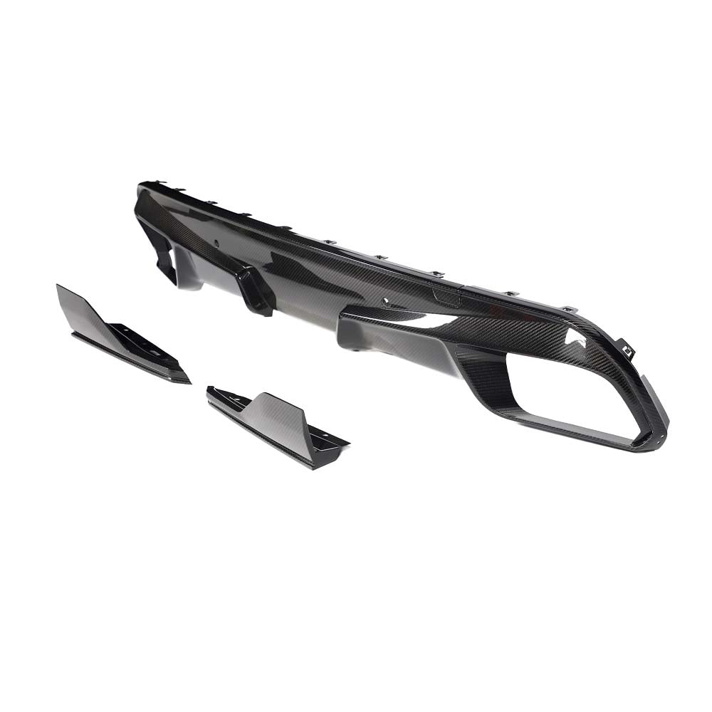 BMW F95 X5M PRE-LCI 2020-2023 CARBON FIBRE DIFFUSER WITH CORNERS