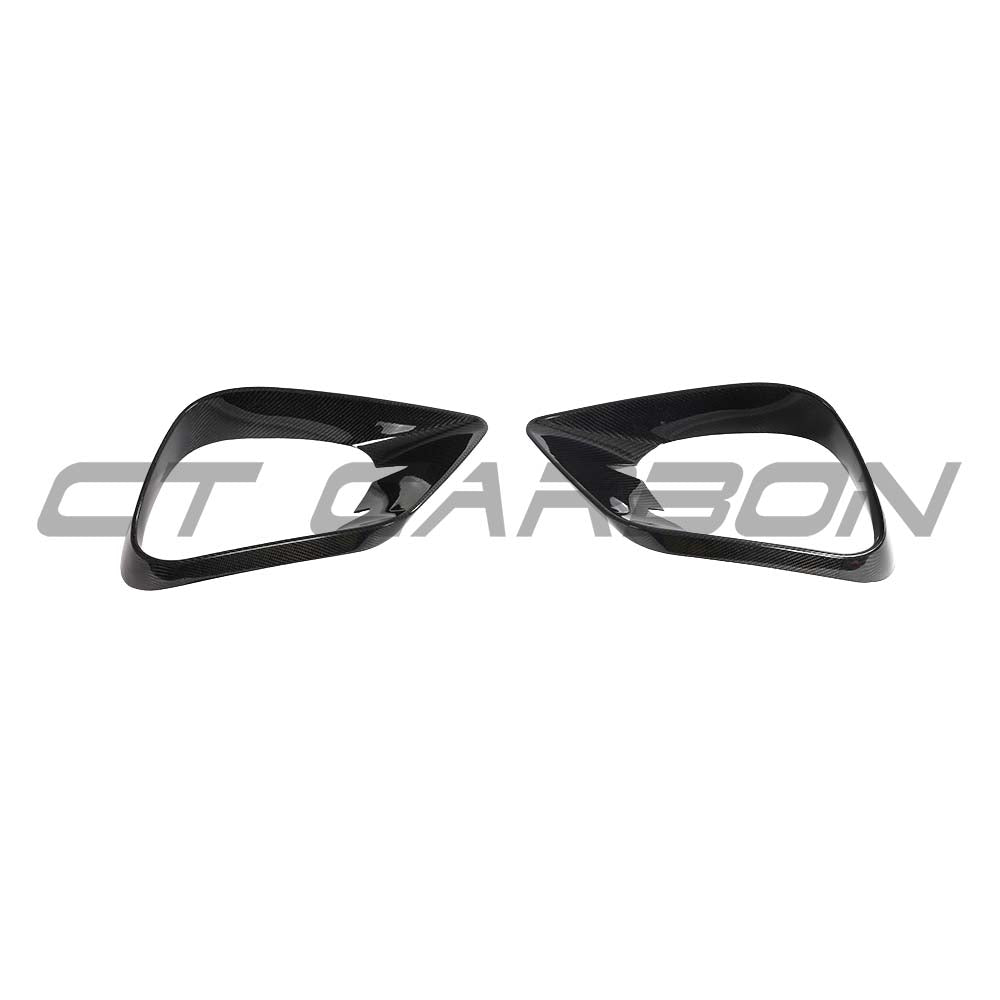 MERCEDES E-CLASS 2017-2020 CARBON FIBRE FRONT BUMPER TRIMS