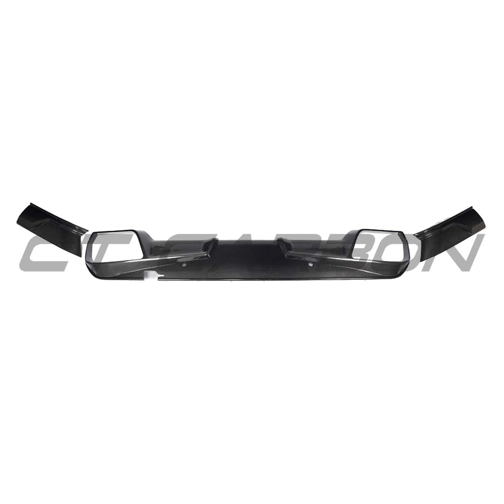 BMW F96 X6M 2020-2023 CARBON FIBRE DIFFUSER - V2