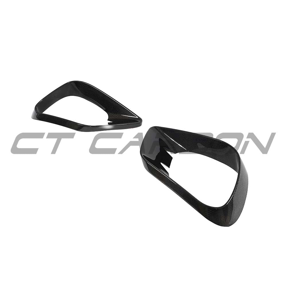 MERCEDES E-CLASS 2017-2020 CARBON FIBRE FRONT BUMPER TRIMS