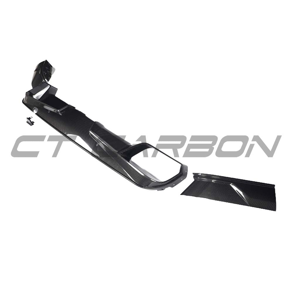 BMW F96 X6M 2020-2023 CARBON FIBRE DIFFUSER - V2