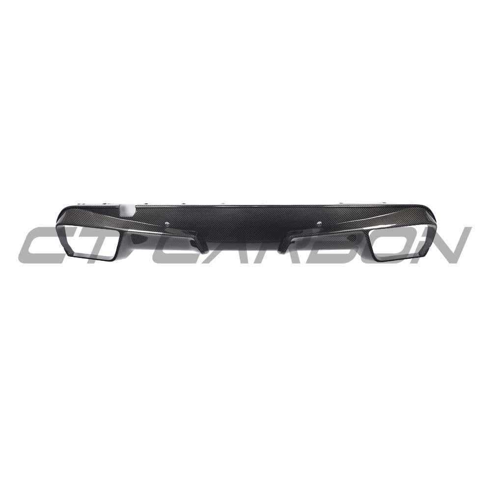 BMW F96 X6M 2020-2023 CARBON FIBRE DIFFUSER - V2