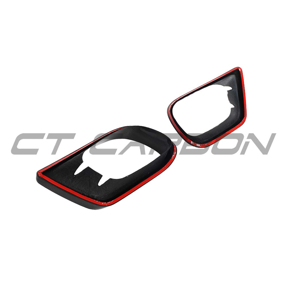 MERCEDES E-CLASS 2017-2020 CARBON FIBRE FRONT BUMPER TRIMS
