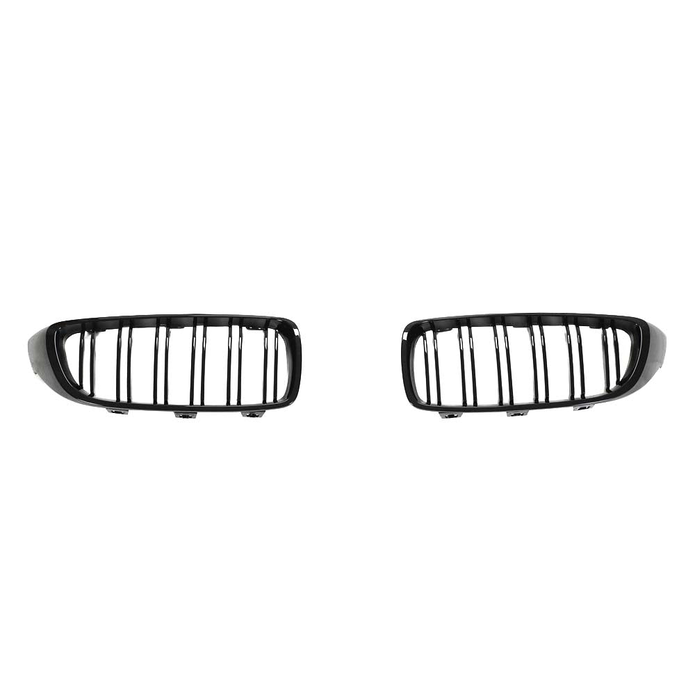 BMW M4 F82 / F83 & F32/F33/F36 4 SERIES DOUBLE SLAT BLACK GRILLES