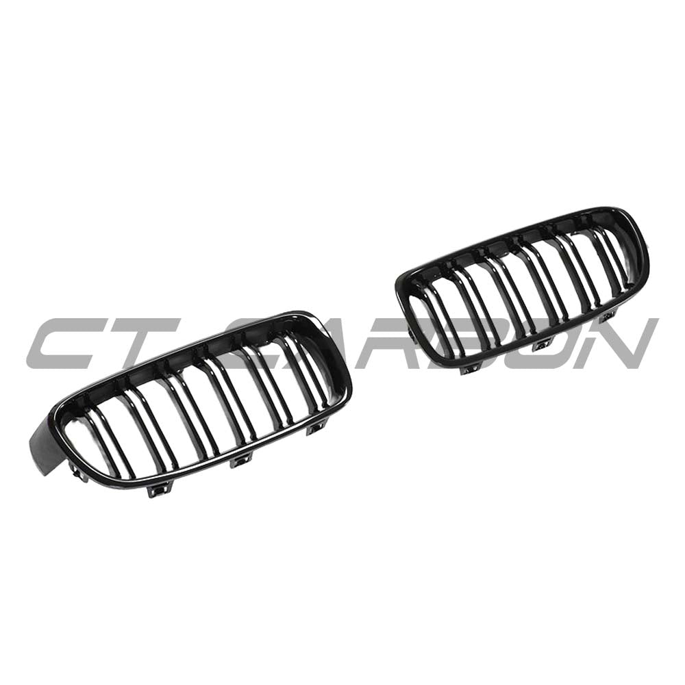 BMW F30/F31 3 SERIES BLACK DOUBLE SLAT GRILLES