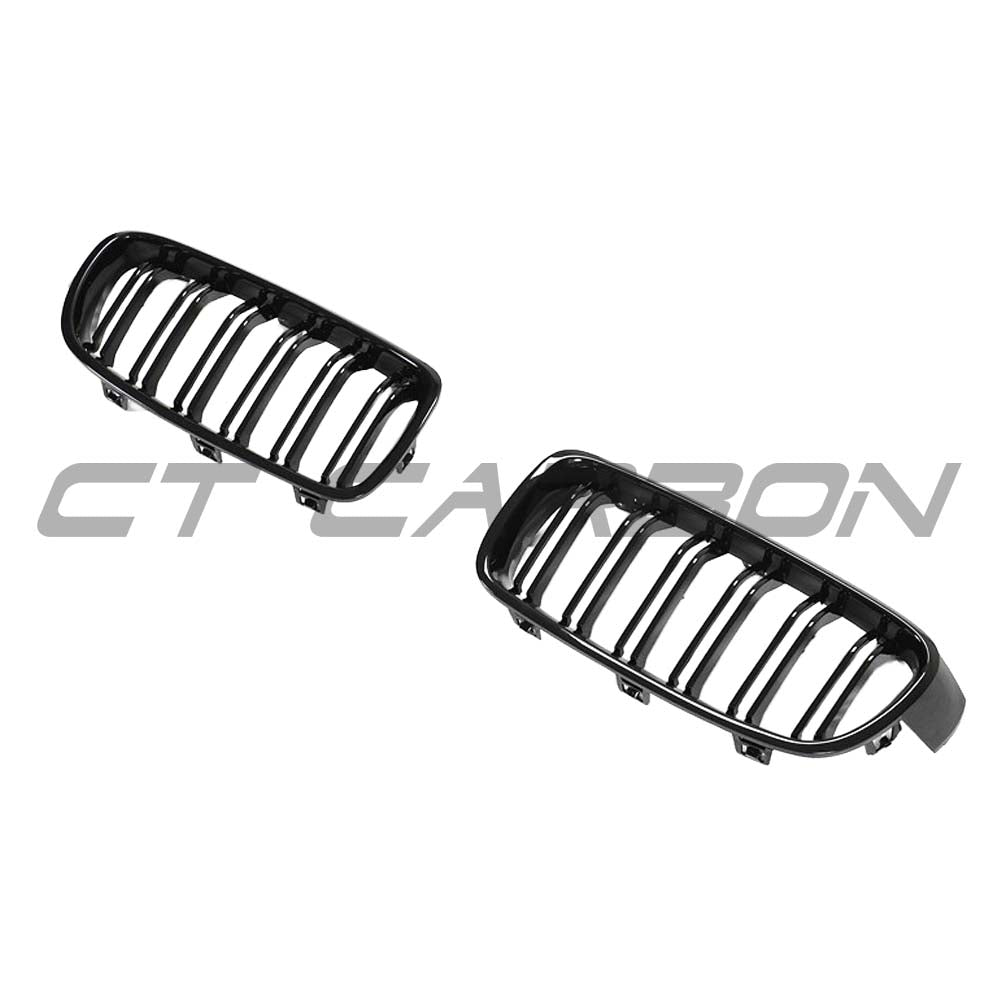 BMW F30/F31 3 SERIES BLACK DOUBLE SLAT GRILLES