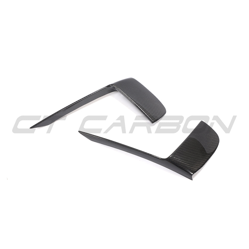 PORSCHE 911 991.2 GT3RS 2018-2020 CARBON FIBRE FRONT BUMPER TRIM COVERS