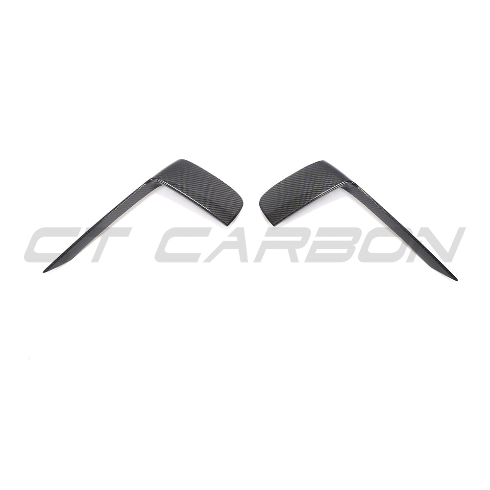 PORSCHE 911 991.2 GT3RS 2018-2020 CARBON FIBRE FRONT BUMPER TRIM COVERS